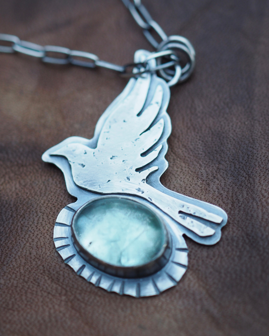 Sterling Silver Swallow Necklace