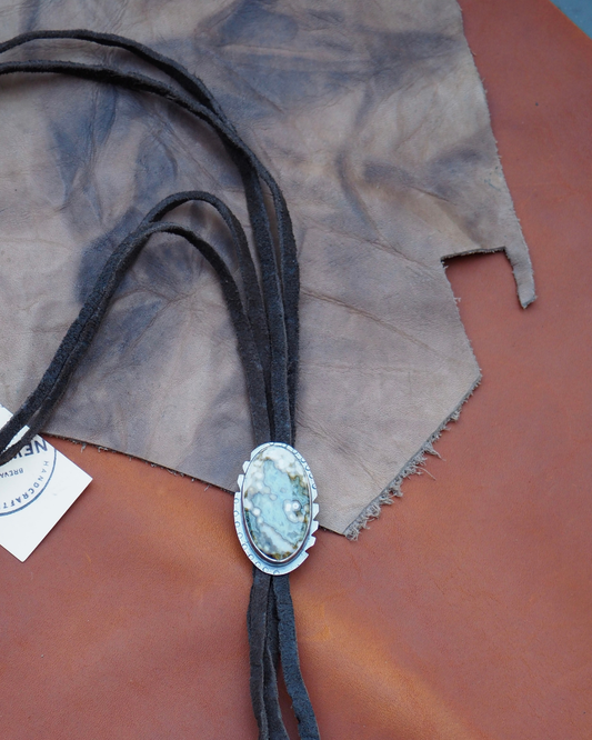 Ocean Jasper Bolo Tie