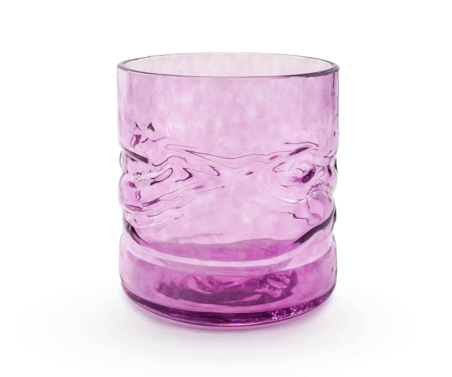 Nice Time Glass - Ridge Short Tumbler: Violet