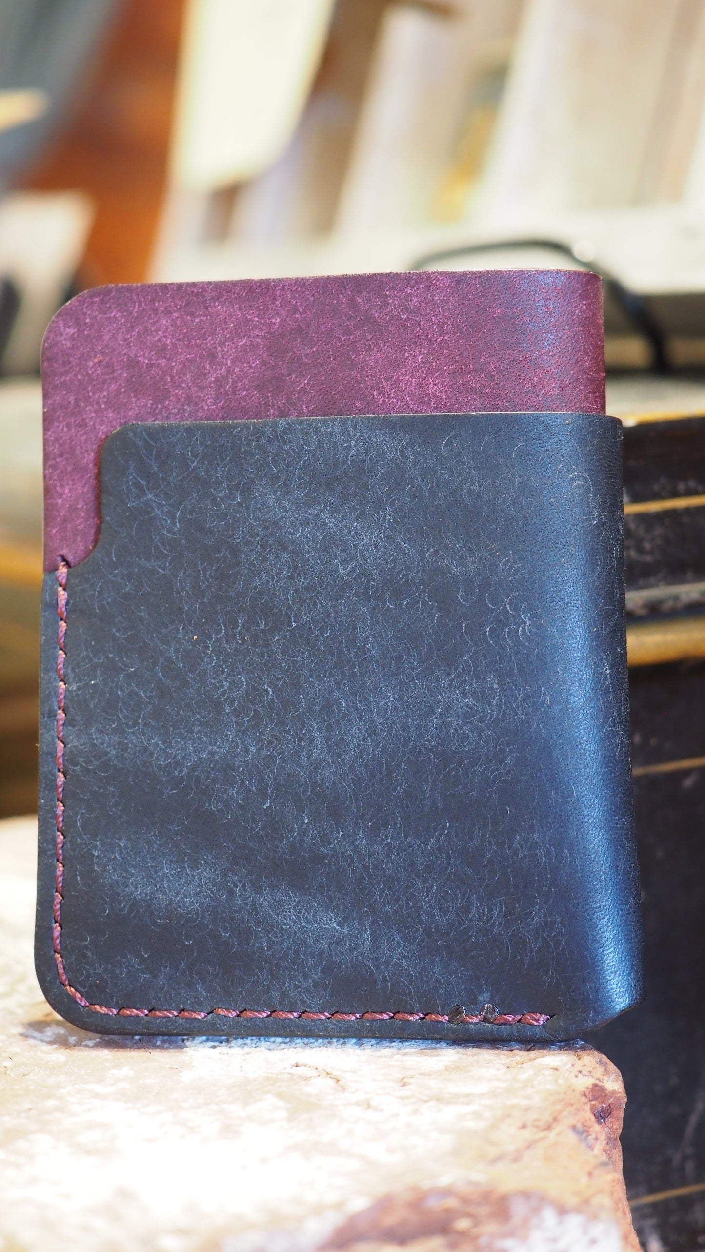 Handmade Minimalist Wallet - Pueblo Leather