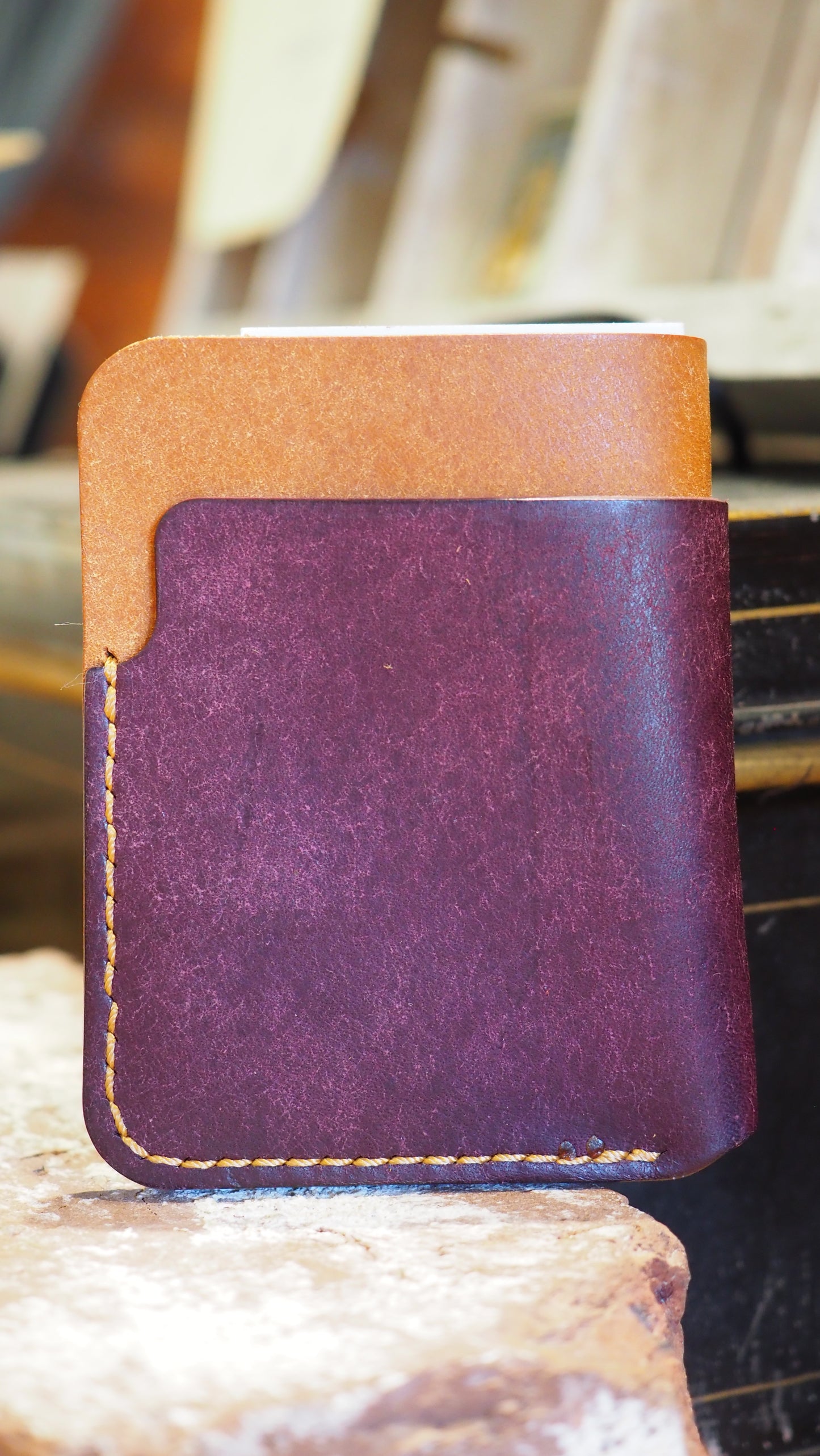 Handmade Minimalist Wallet - Pueblo Leather